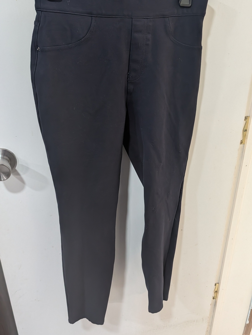 SPANX Black Ponte Slim-Leg Pants